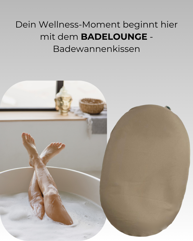 Badelounge: Ergonomisches Komfort-Badekissen